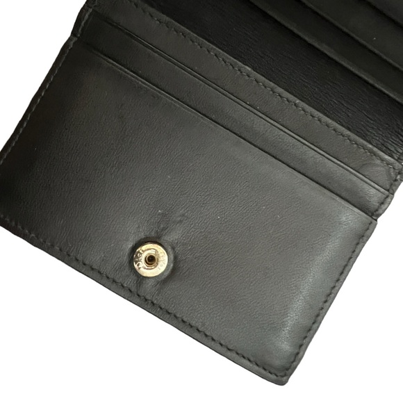 Christian Dior Black Mini Lady Dior Compact Wallet - Picture 5 of 9